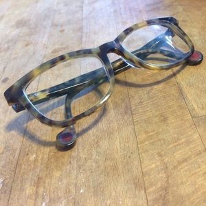 Anne et Valentin rectangular tortoiseshell glasses